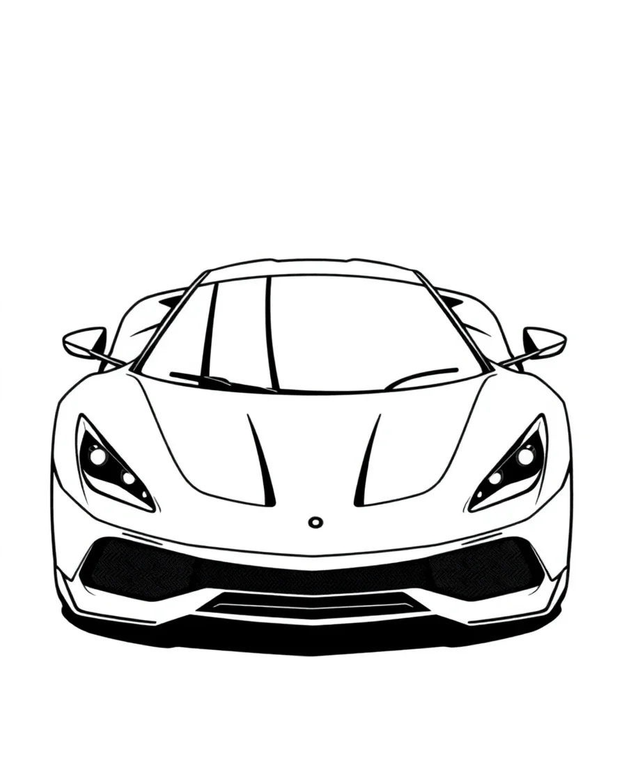 Streamlined Supercar
