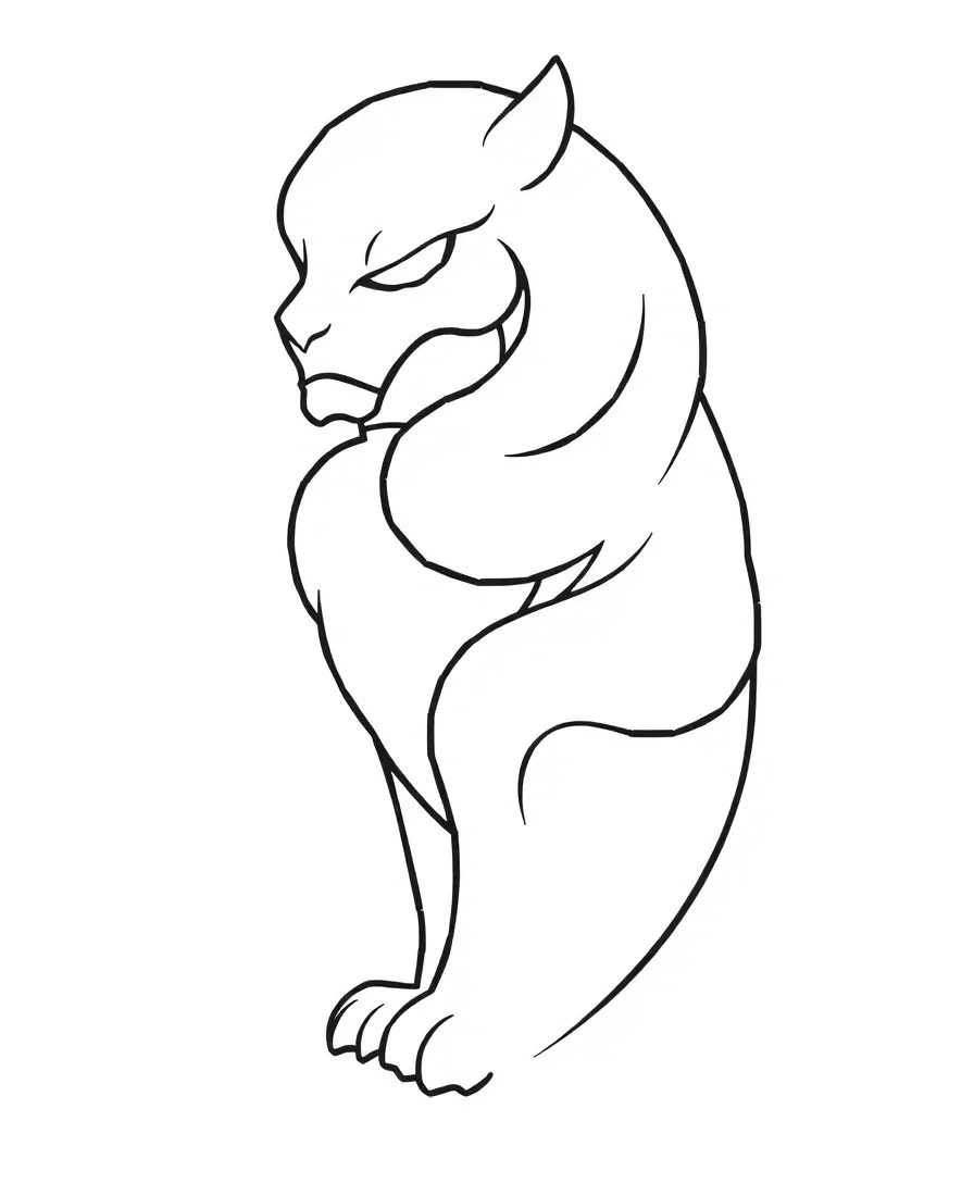 Bold Contour Lines