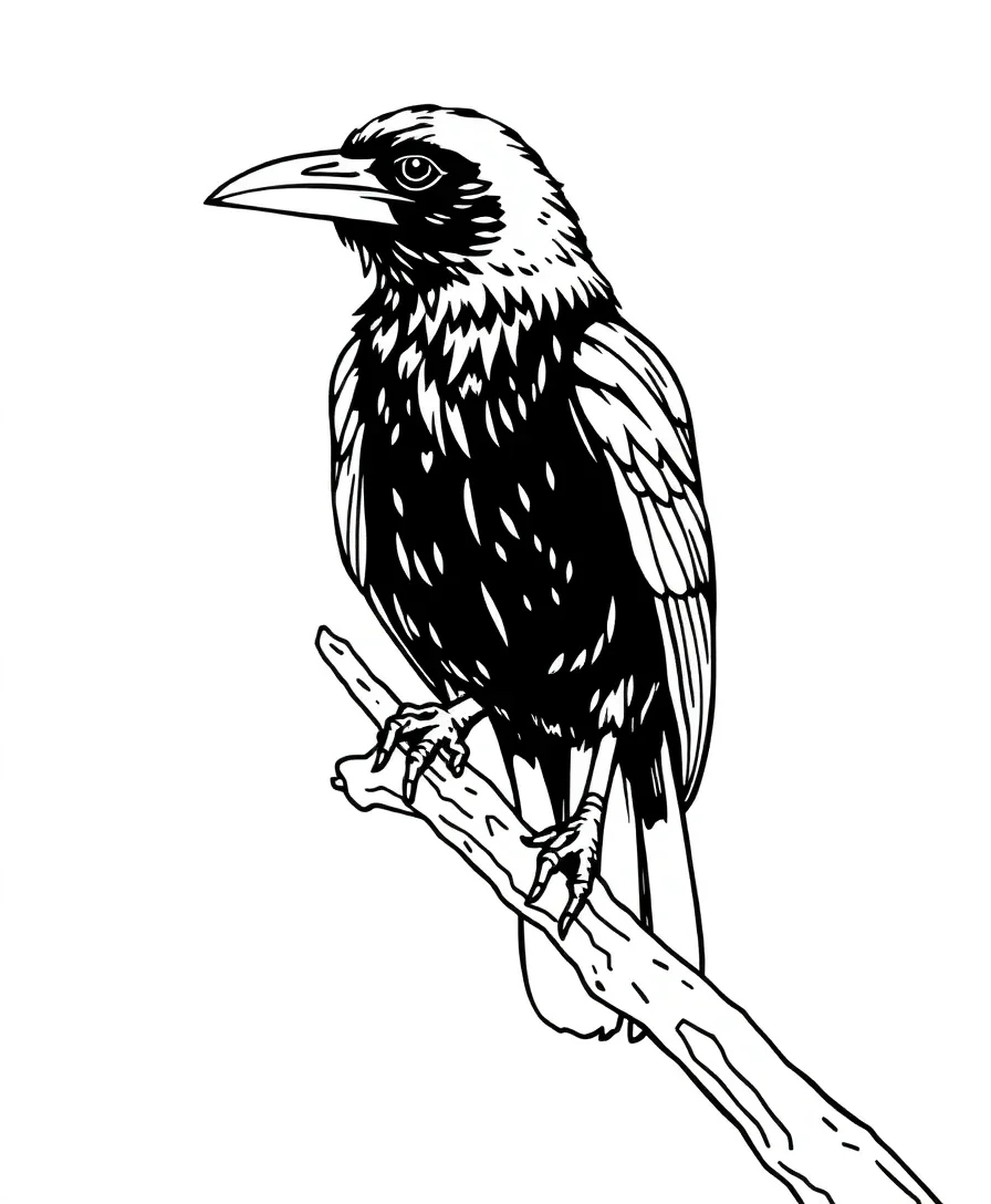 Macabre Raven