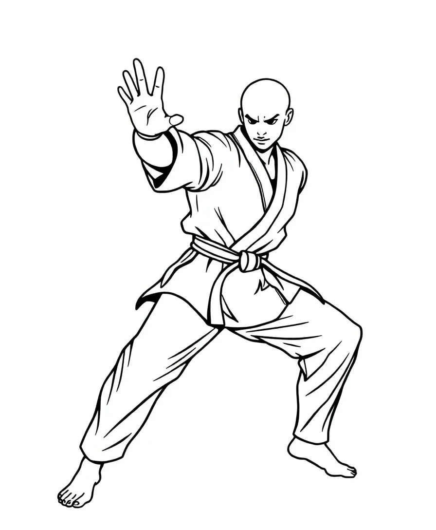 Dynamic Martial Artist