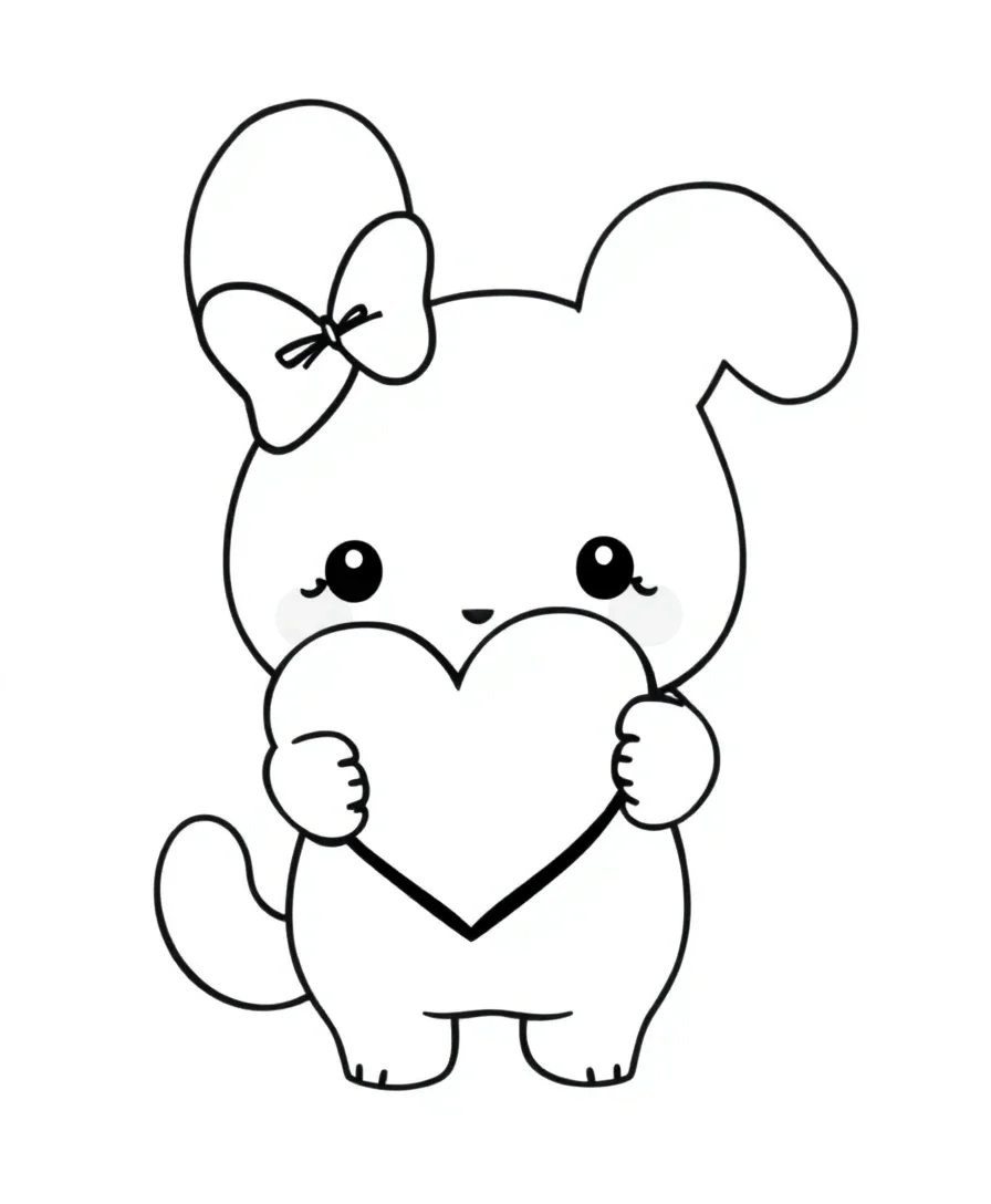 Cinnamoroll with a Heart