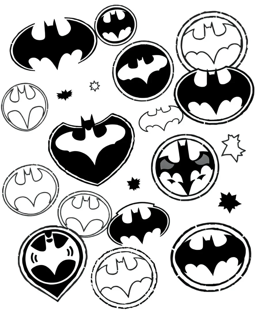 Batman Symbol Patterns