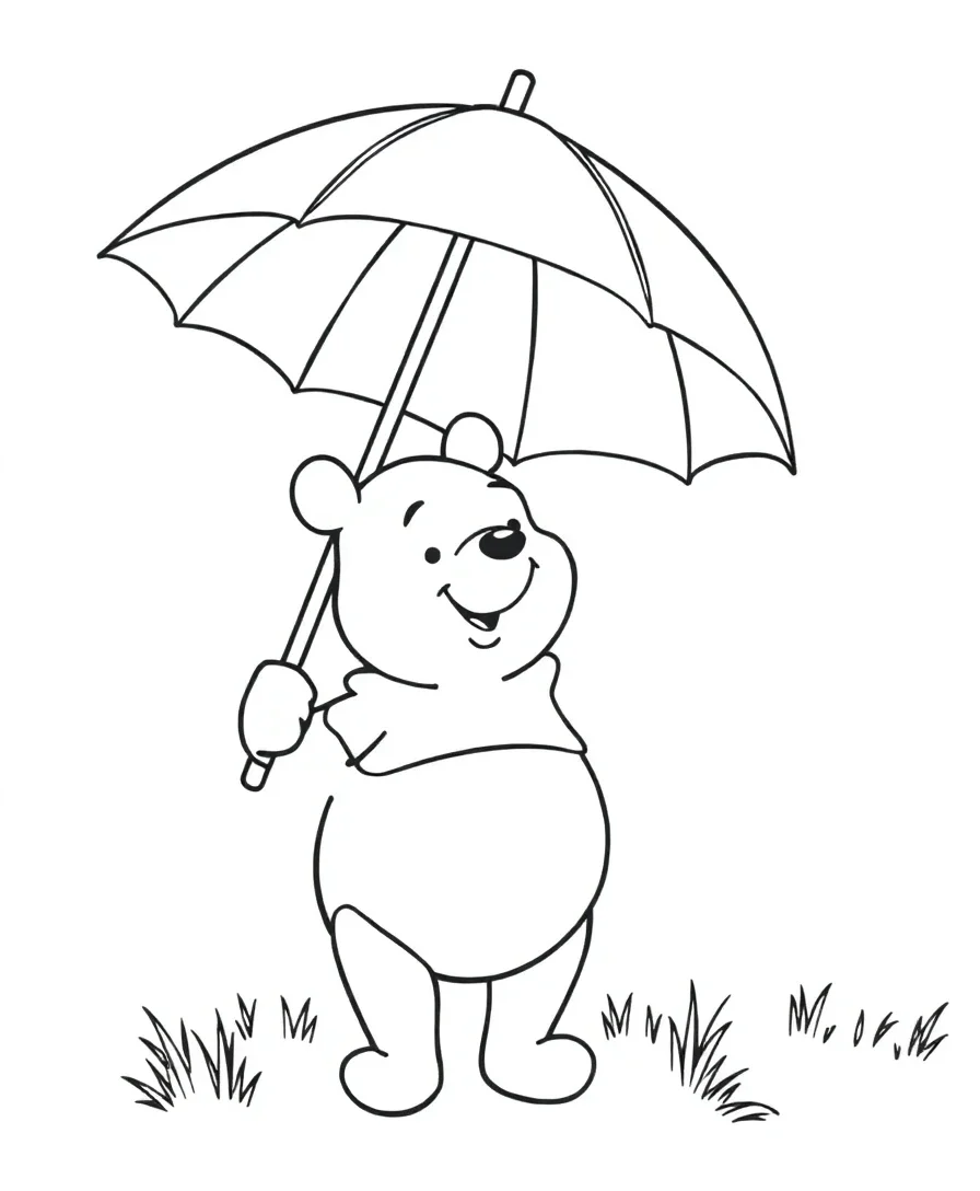 Pooh's Umbrella Adventure