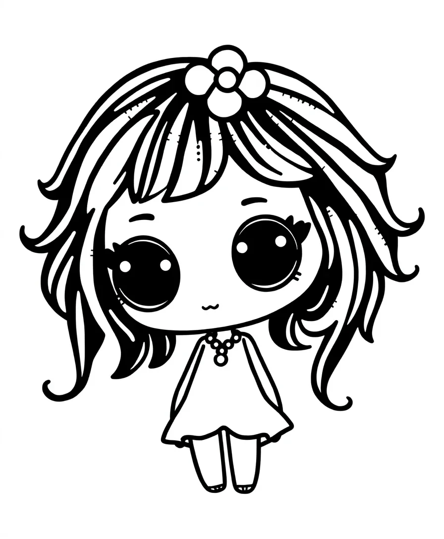 Coraline's Button-Eyed Doll