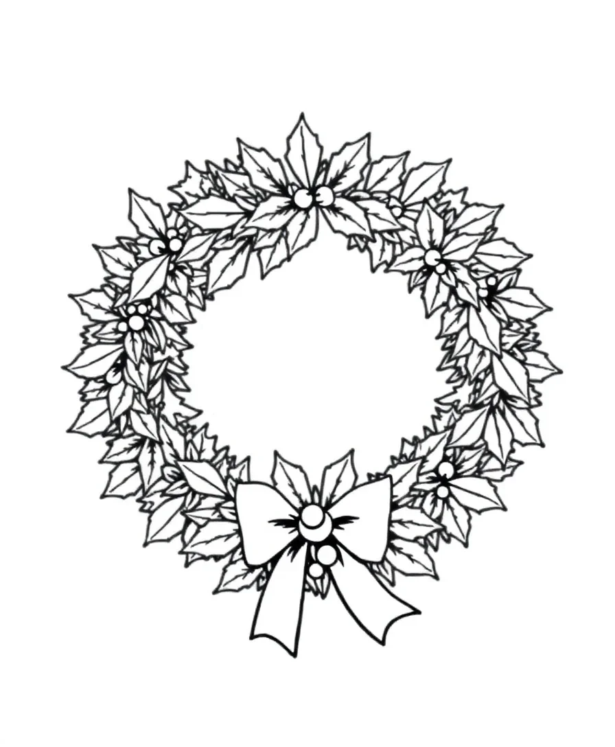Jolly Christmas Wreath