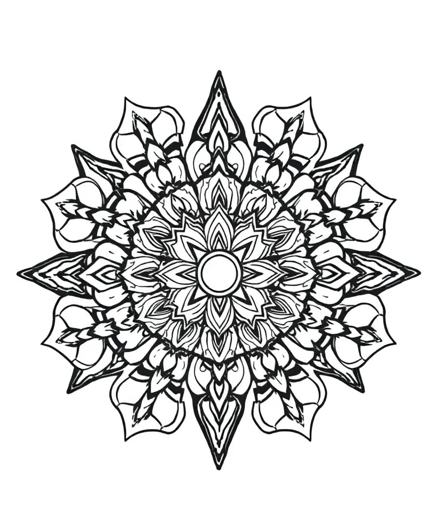 Tech-Inspired Mandalas