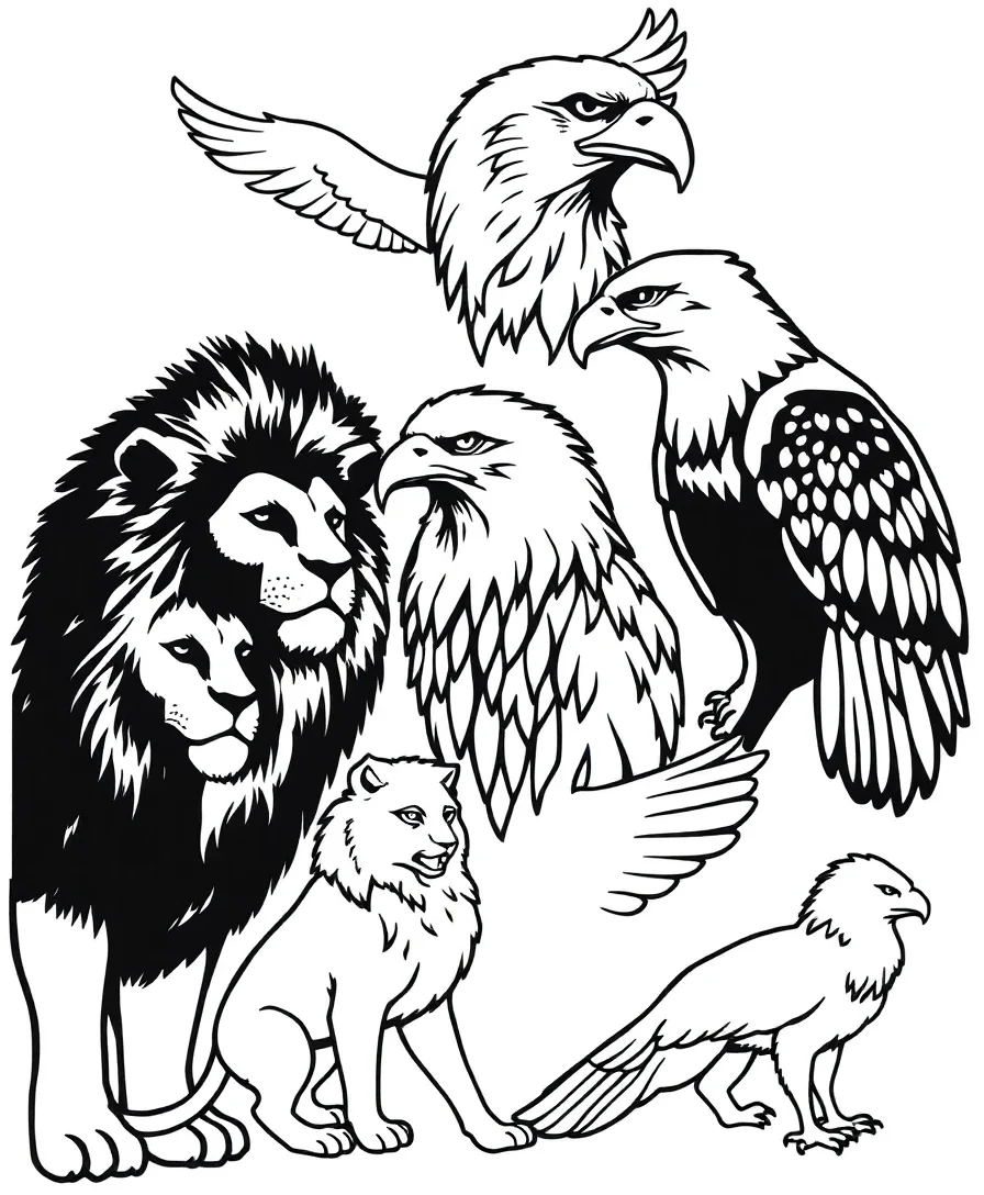 Majestic Animal Silhouettes