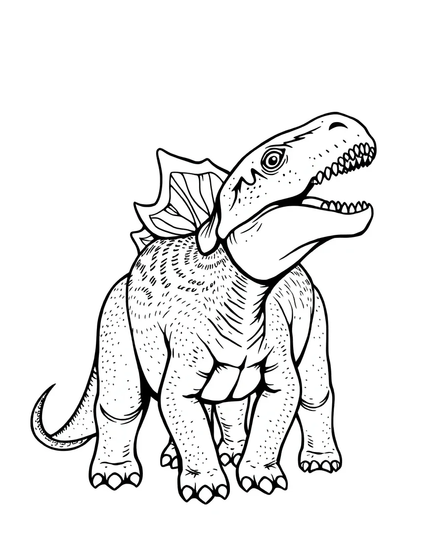 Ceratosaurus Horned Detail