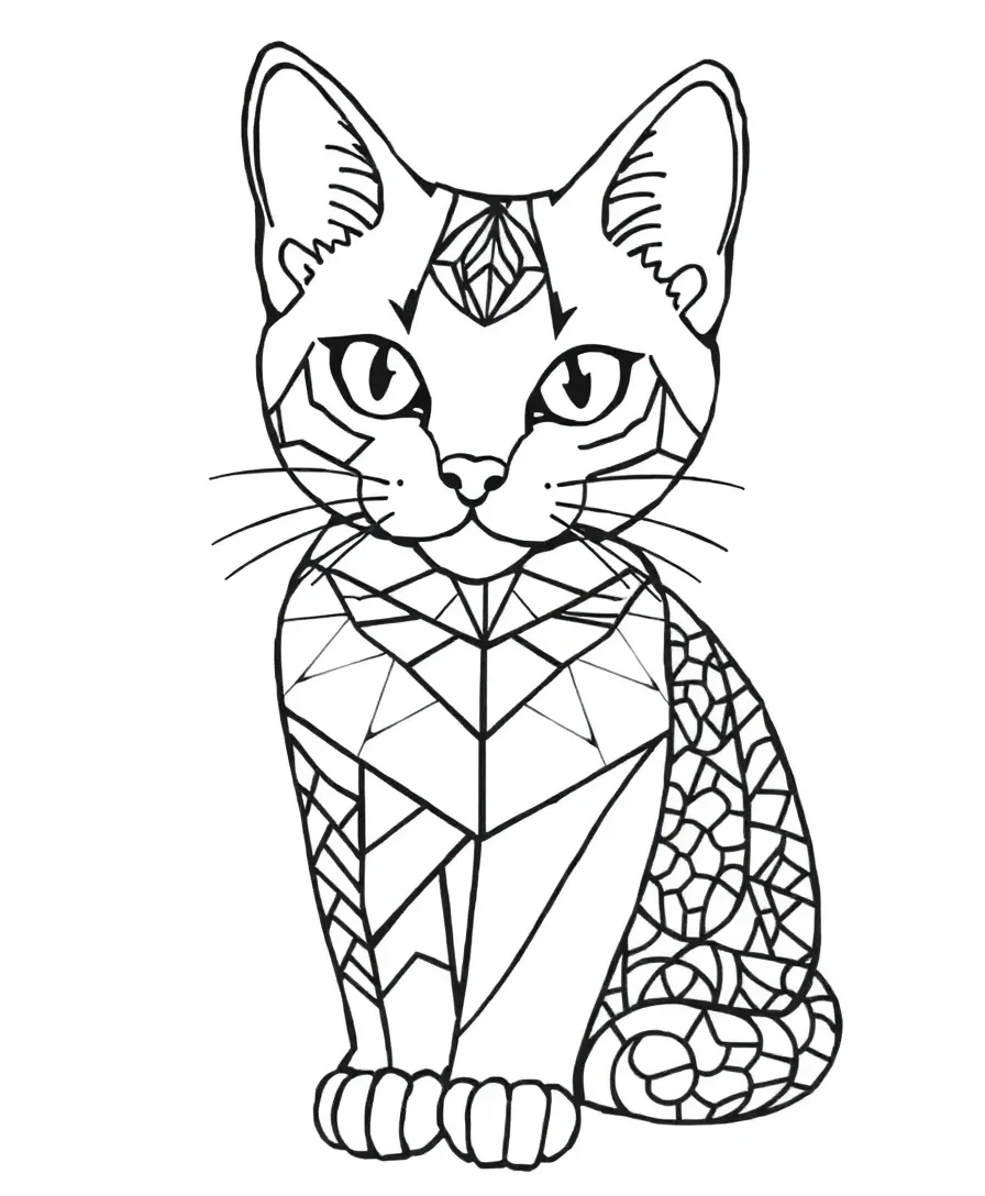 Abstract Cat