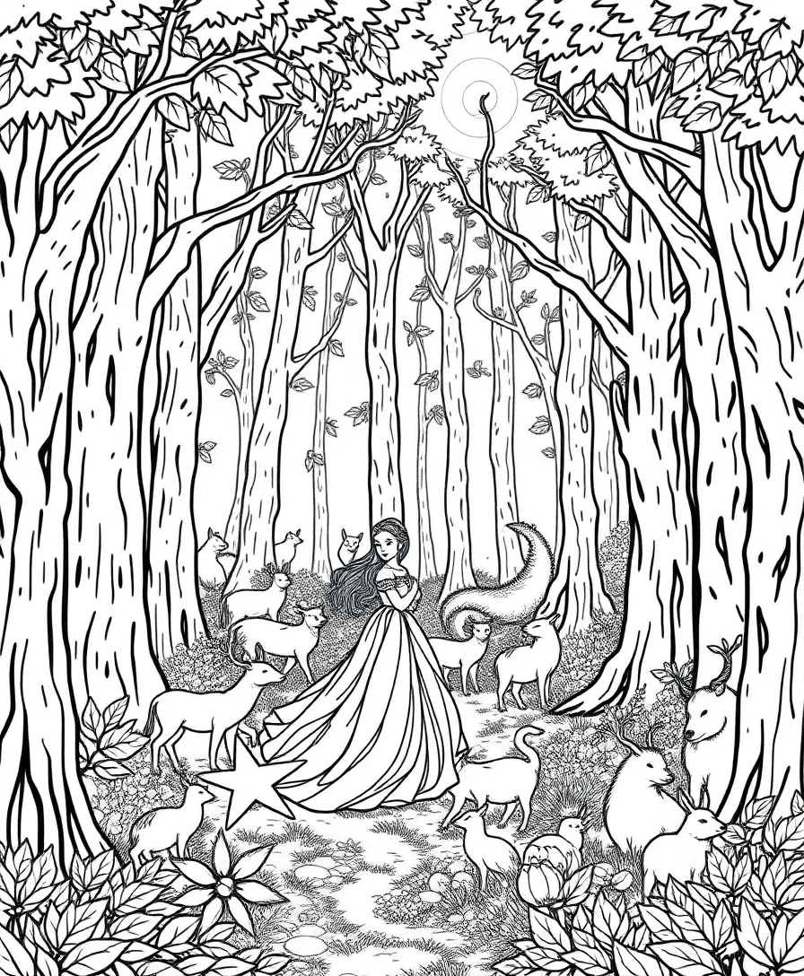 Enchanted Forest Scene