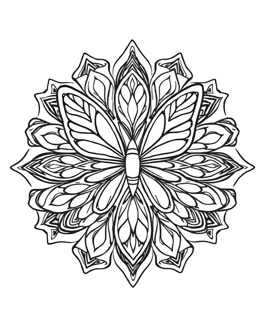 Butterfly Mandala