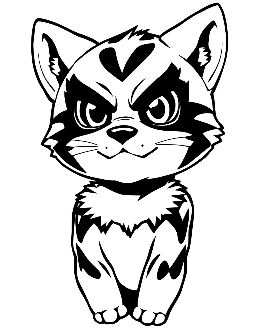 Aggretsuko's Fierce Expression