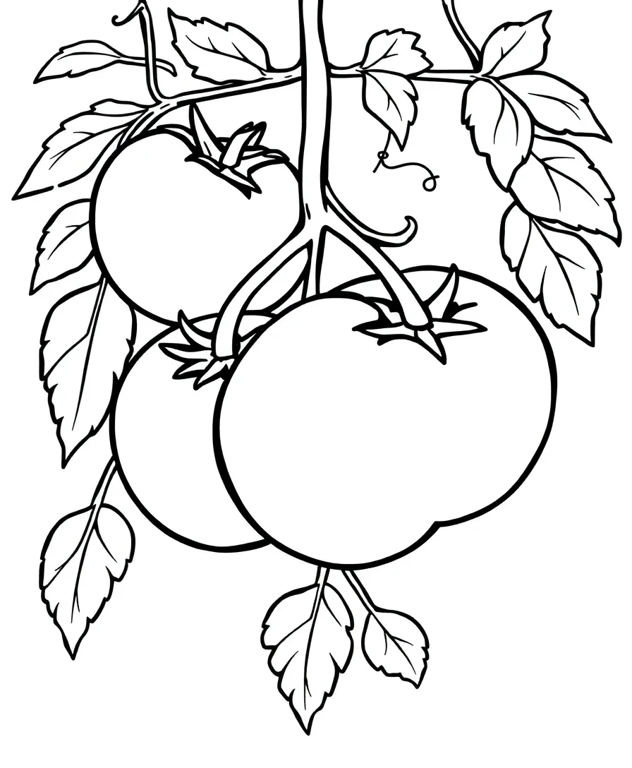 Vibrant Vine Tomatoes