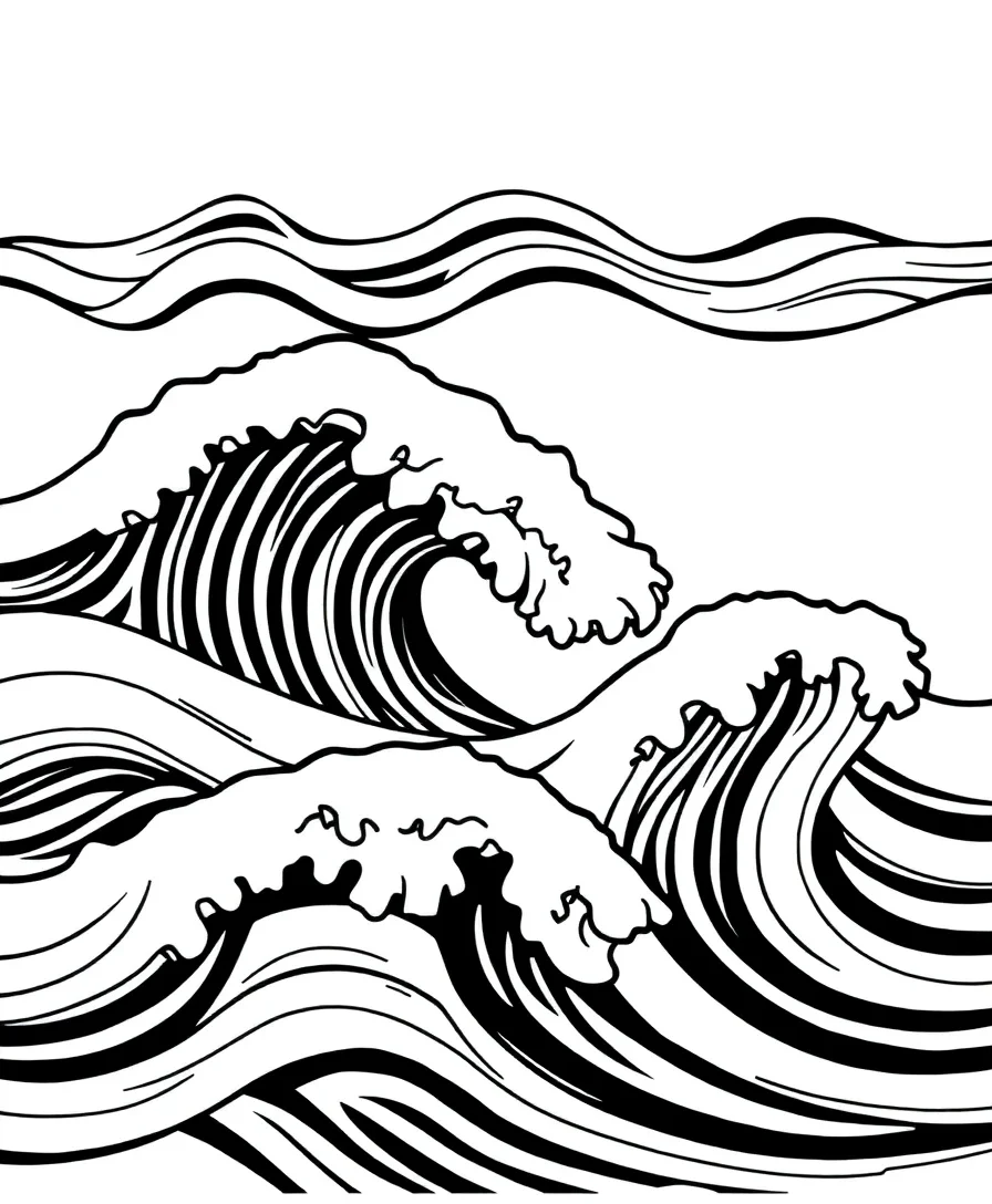 Serene Ocean Waves