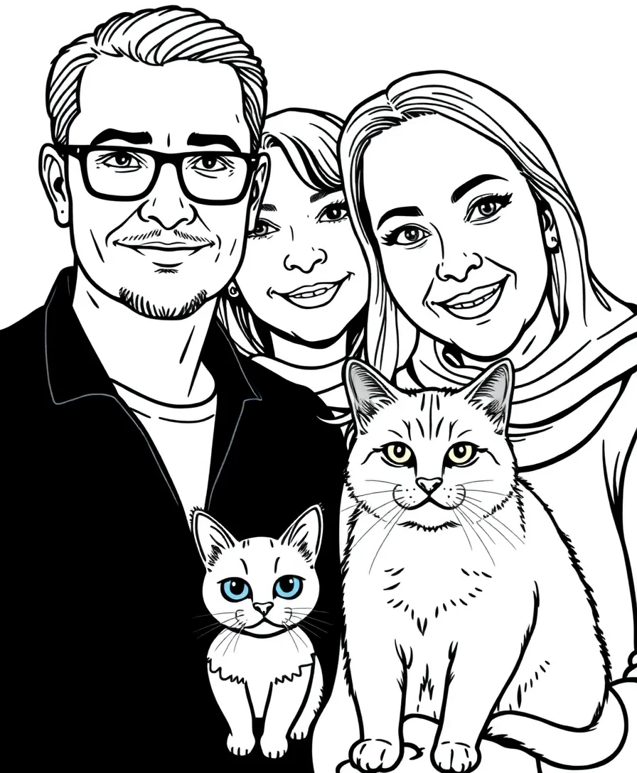 Family Portraits with Pets