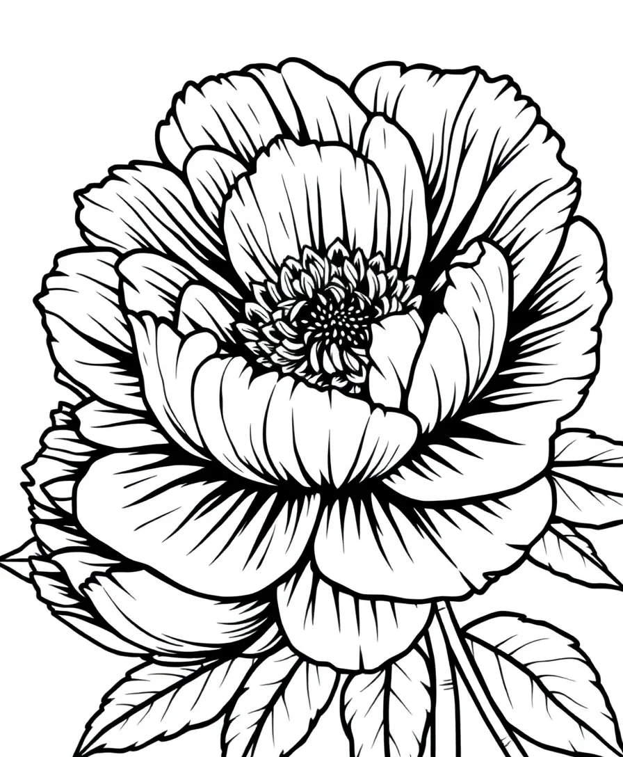 Graceful Peony Blooms