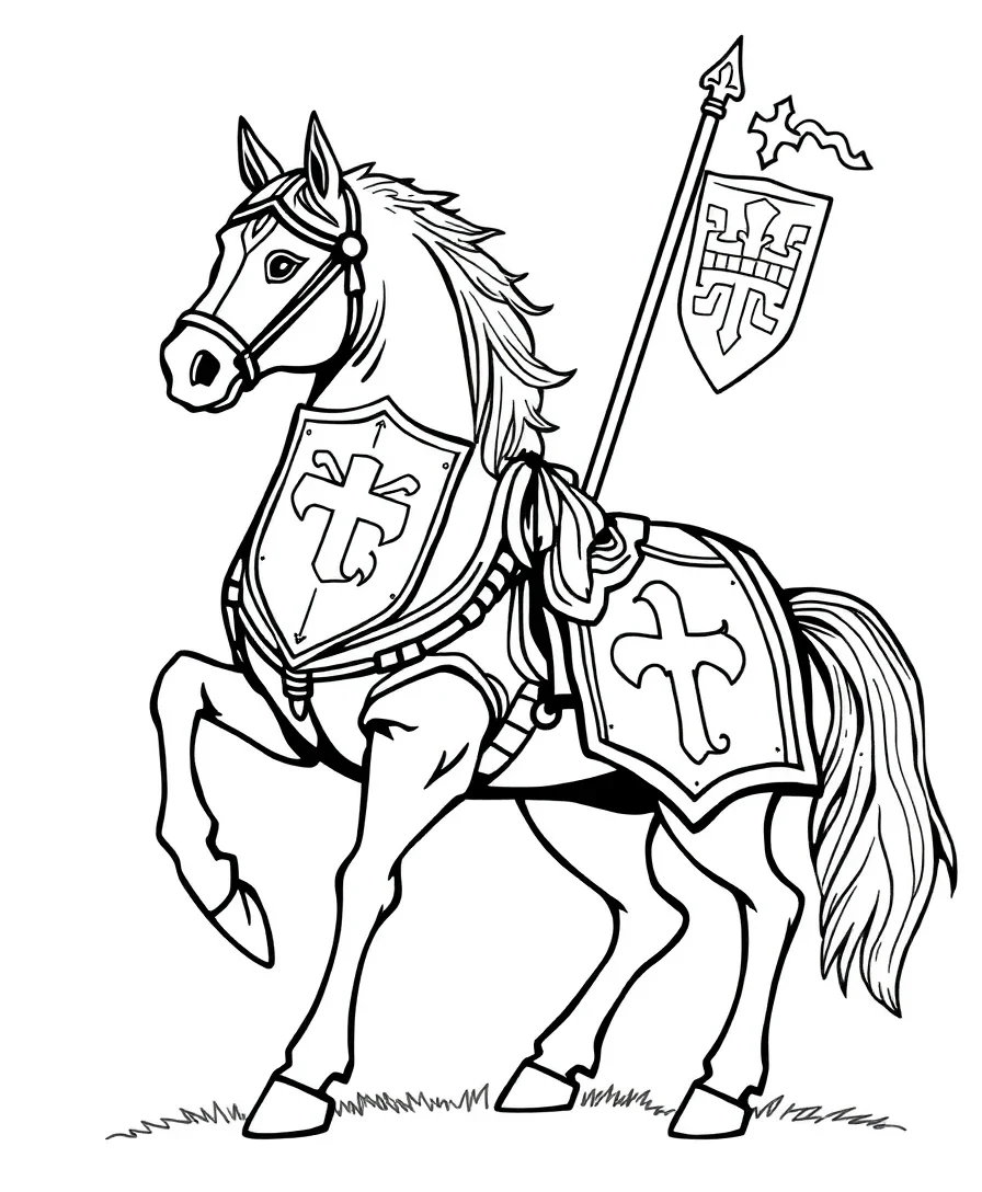 Medieval Knight's Steed