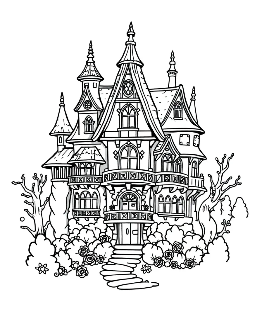 Mystical Woodland Mansion