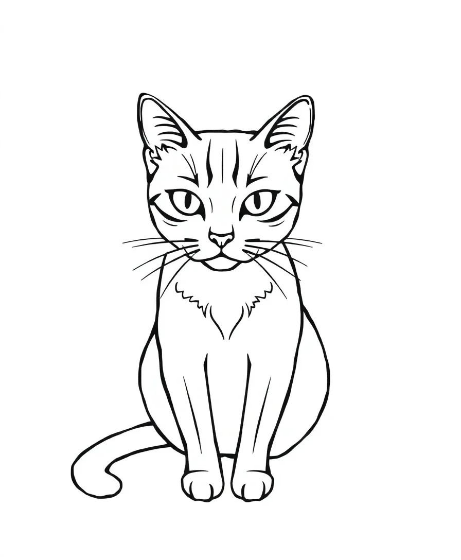 Charming Cat Curiosity