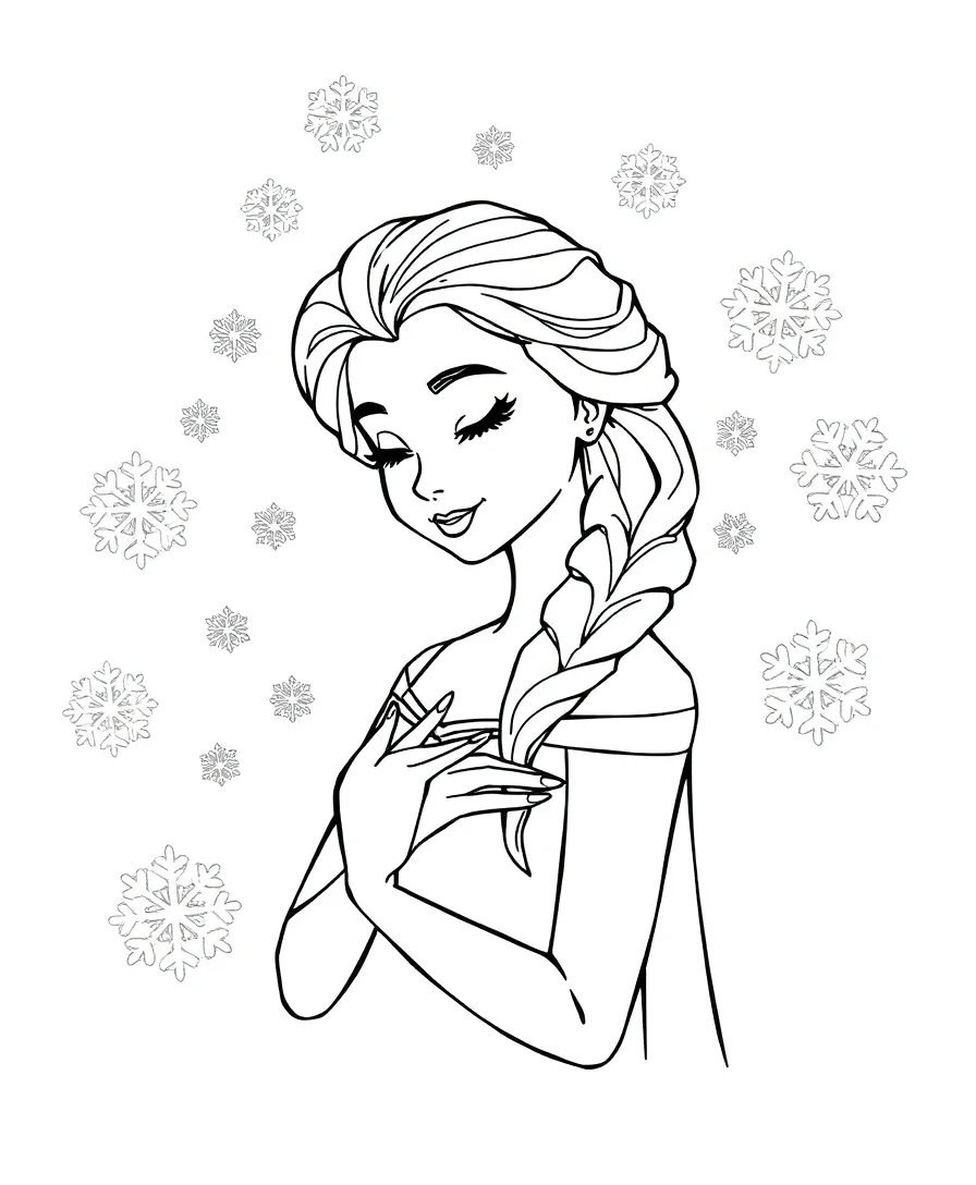 Elsa's Peaceful Moment