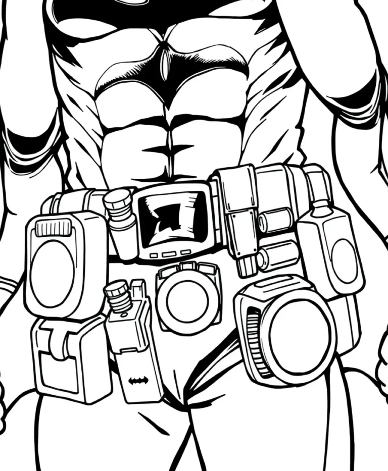 15 Striking Batman Coloring Pages for Line Art Enthusiasts