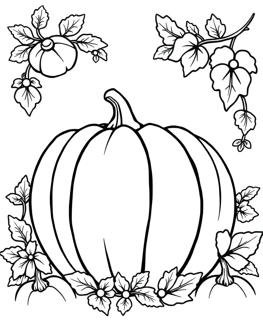 Festive Pumpkin Borders