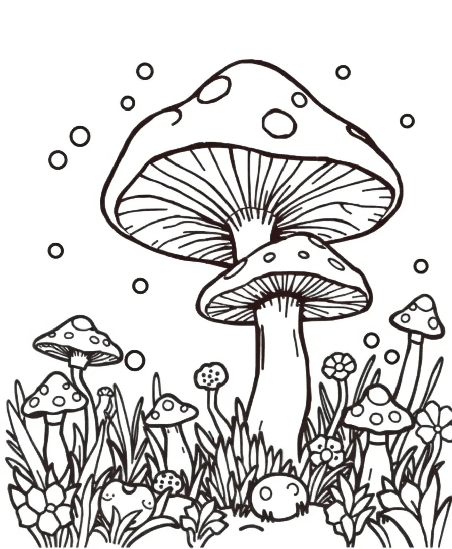 Fantasy Mushroom Forest