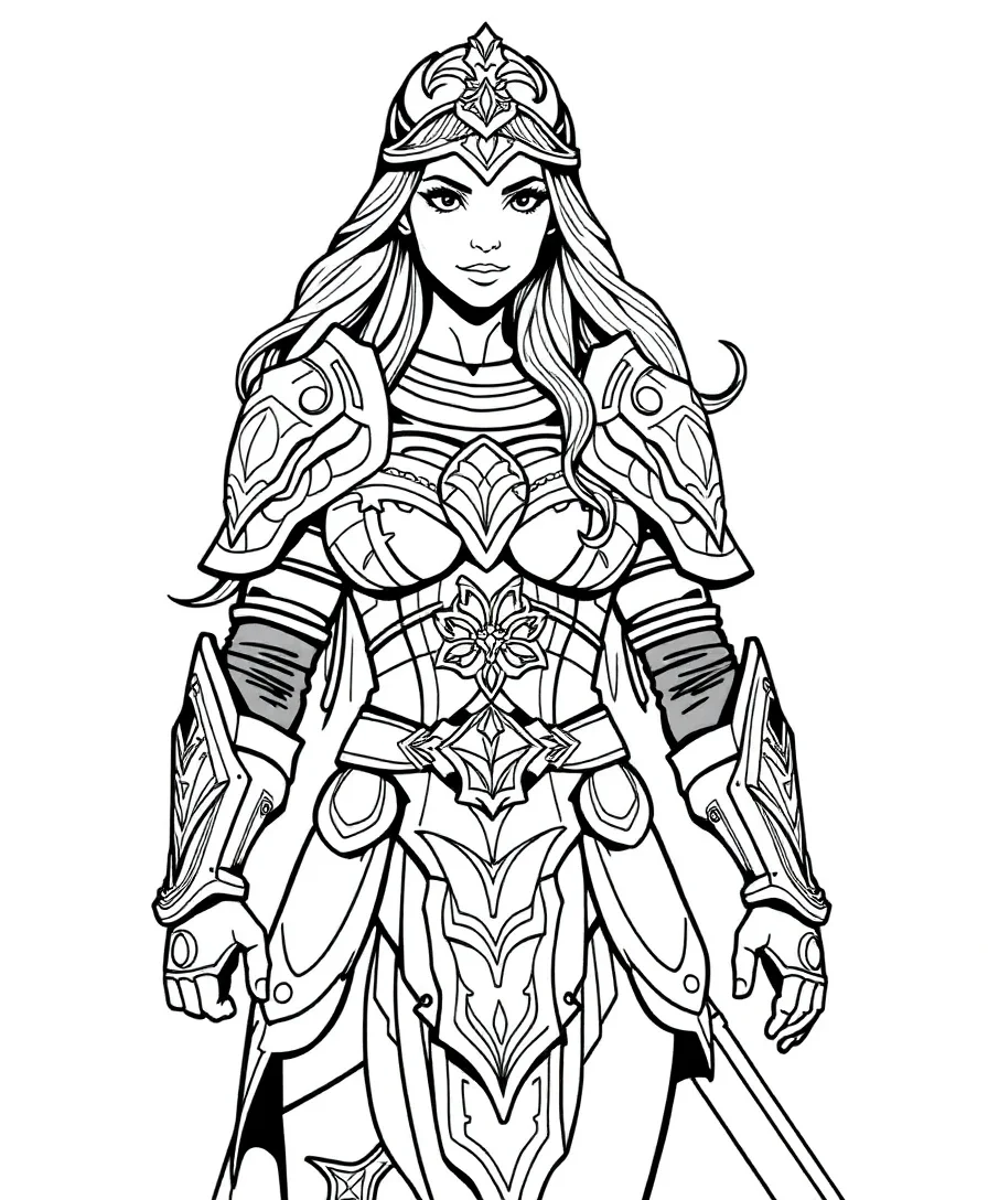 Majestic Warrior Princess