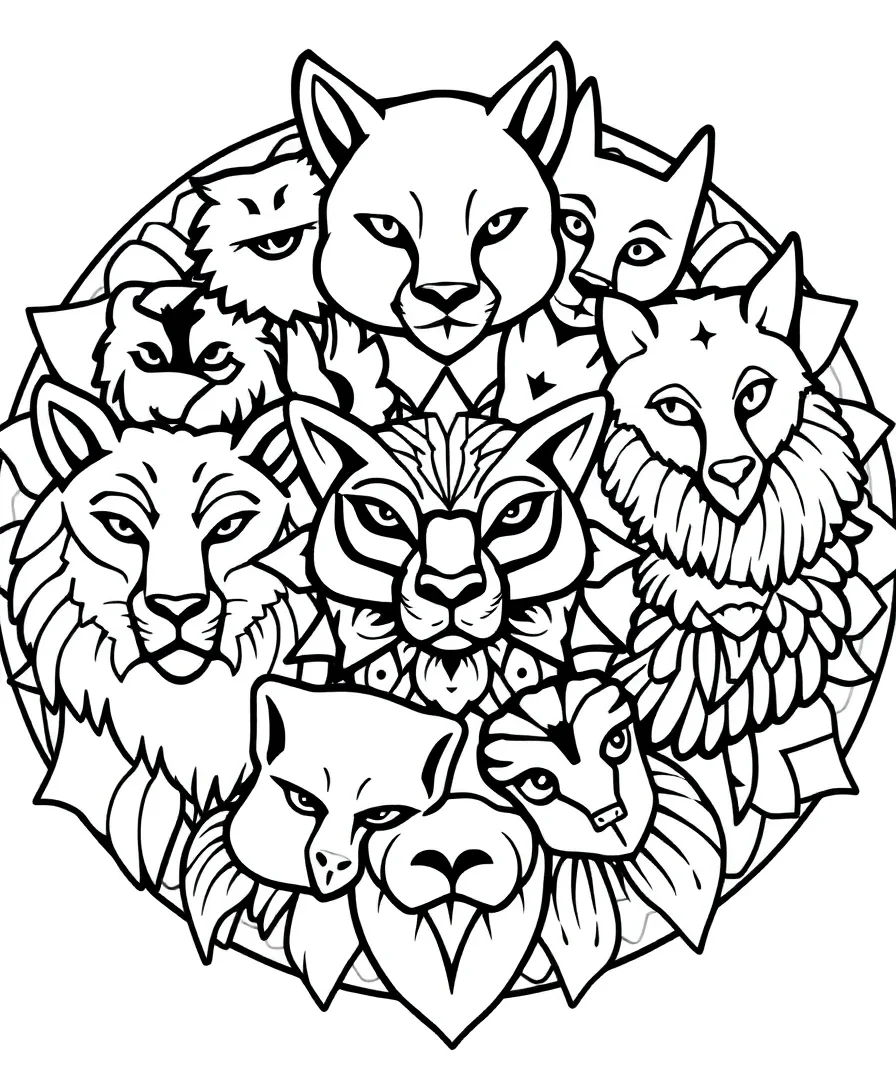Animal Mandalas