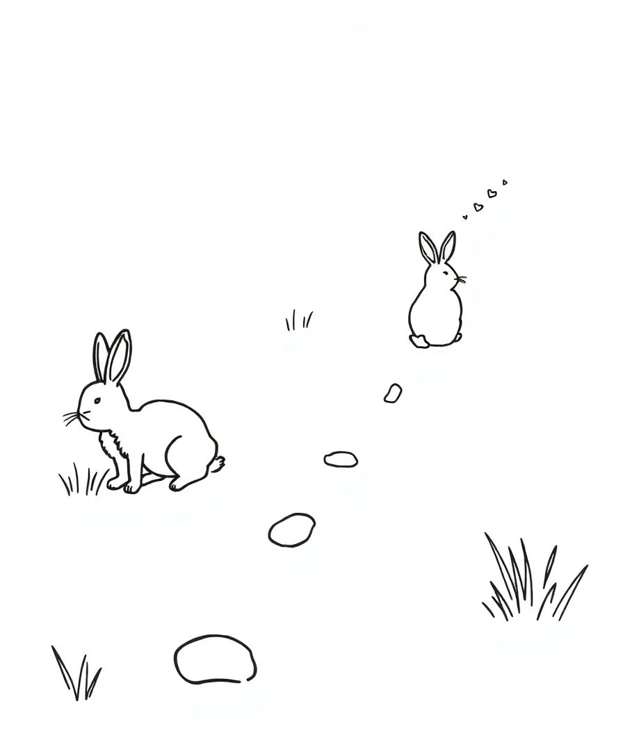 Playful Easter Bunny Trails