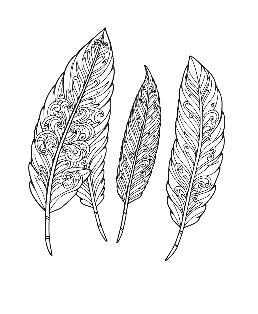 Intricate Feathers