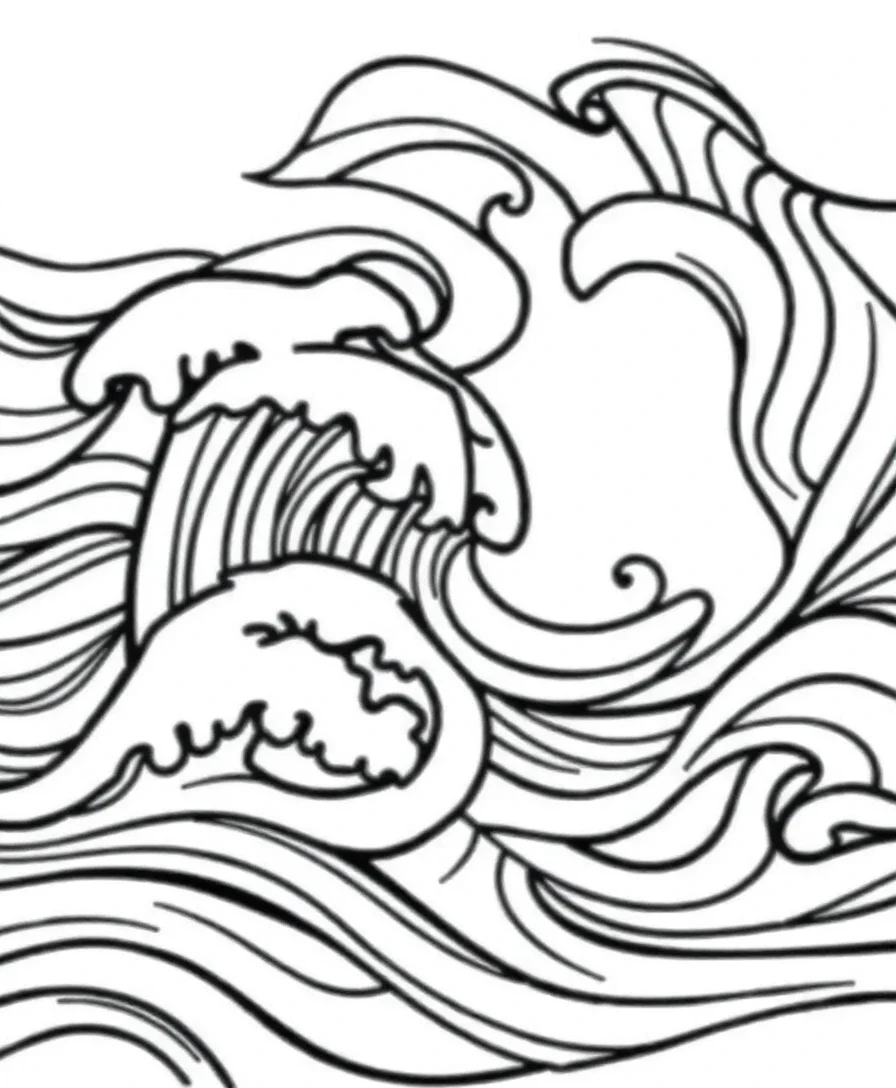 Ocean Wave Mandala