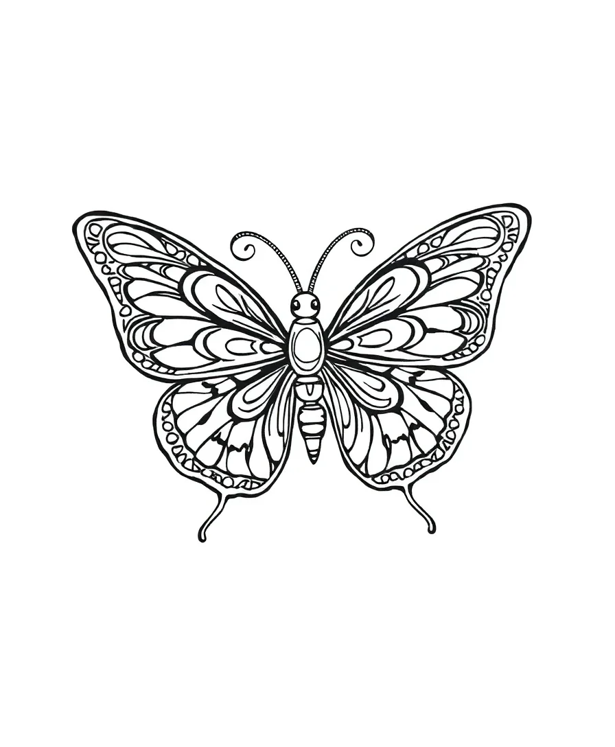 Vintage Butterfly Charm