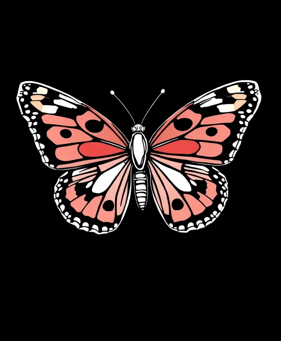 Chic Red Admiral