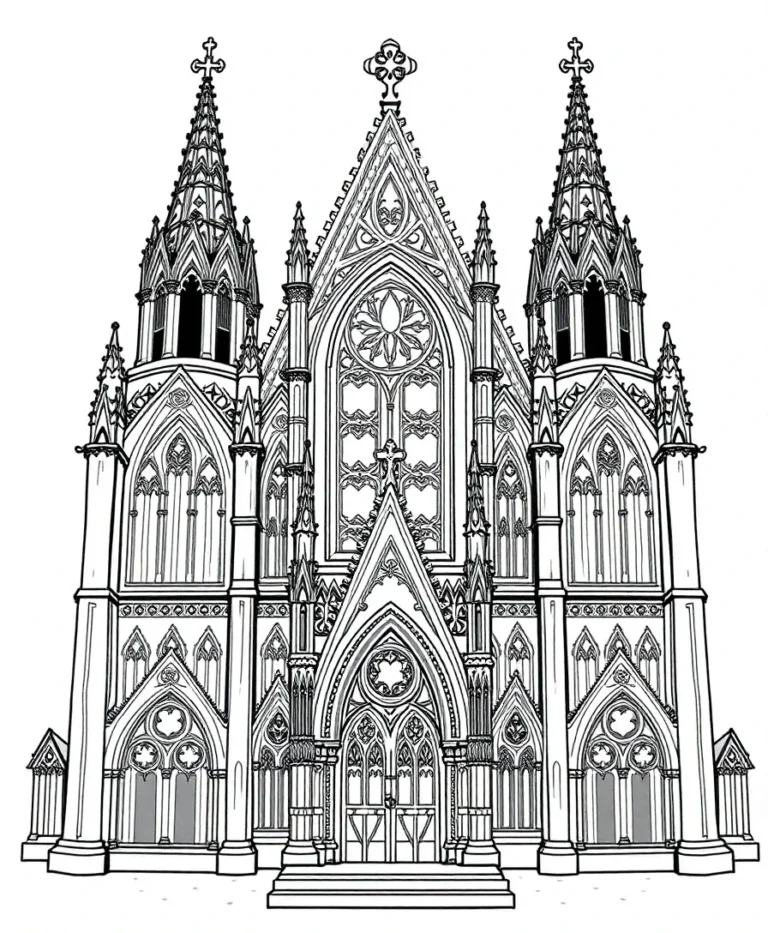 15 Intriguingly Weird Coloring Pages for Line Art Enthusiasts