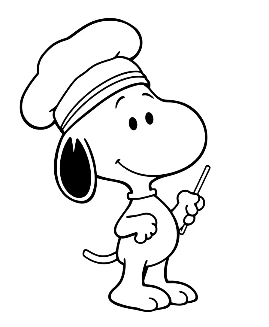 Snoopy as a Chef