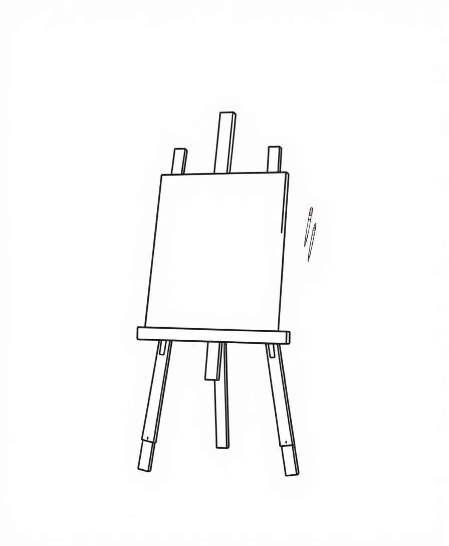 Artistic Easel Space