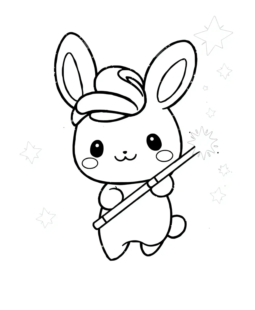 Cinnamoroll with a Magical Wand