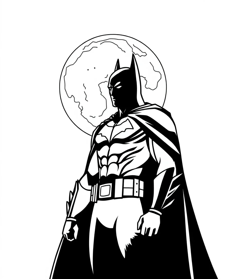 Silhouette of Batman