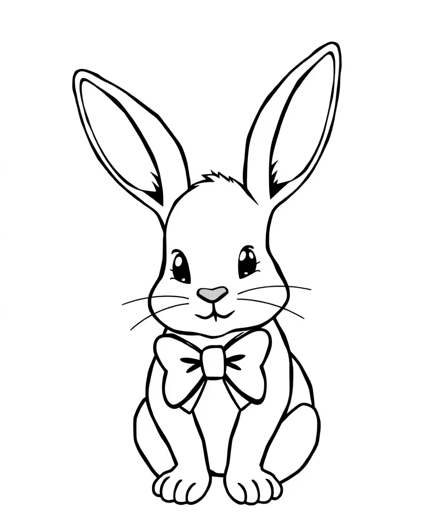 Bunny with a Bowtie
