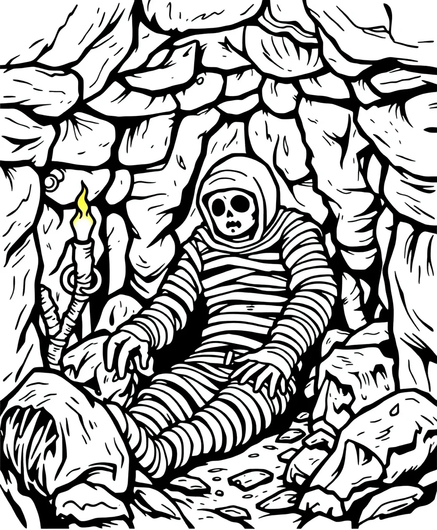 Mummy's Curse Scene