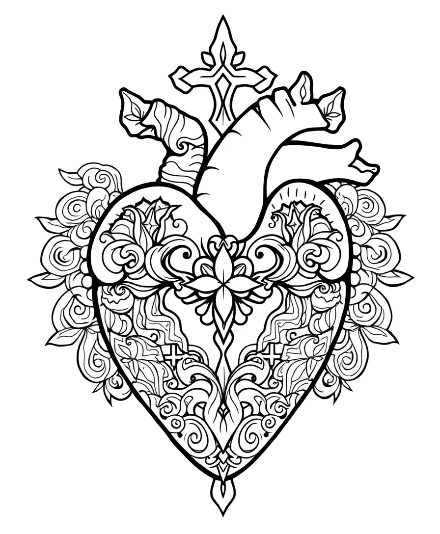 Sacred Heart Motifs