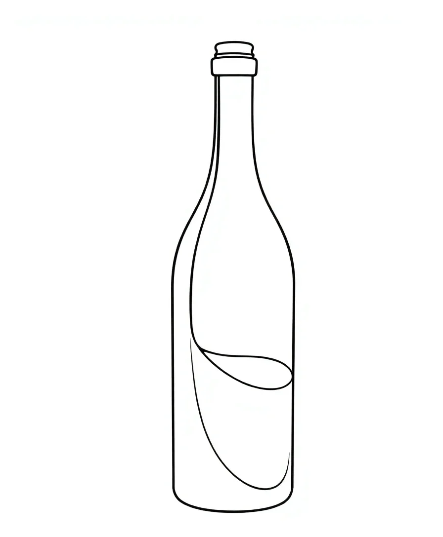 Stylish Wine Bottle