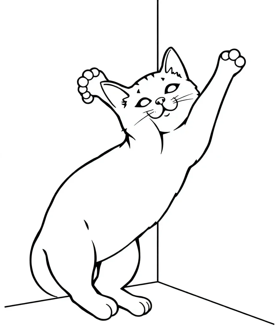 Playful Cat Corners