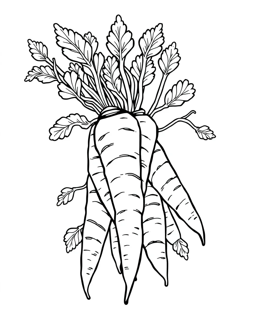 Decorative Carrot Bundles