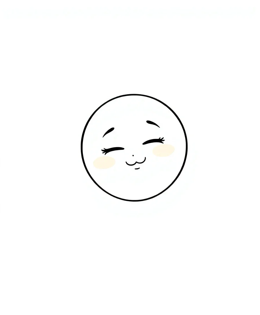 Gentle Kawaii Moon