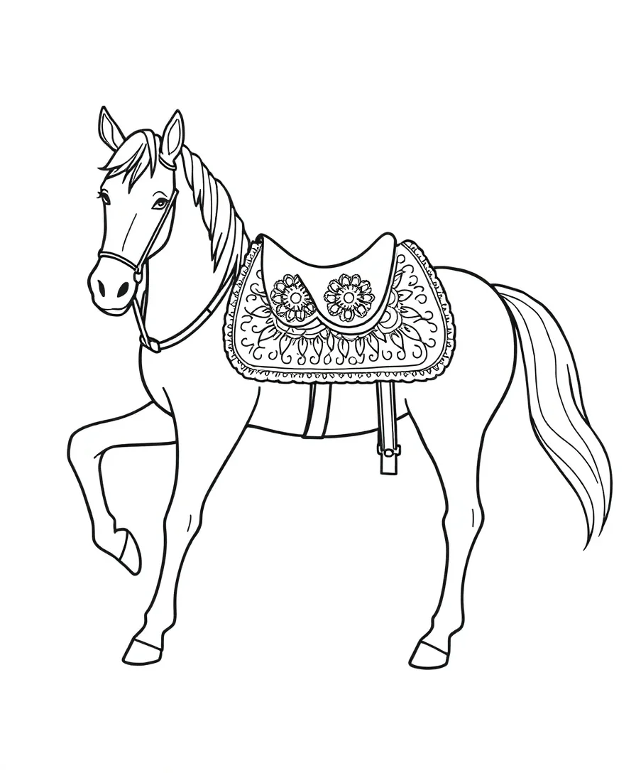 Decorative Saddle Patterns