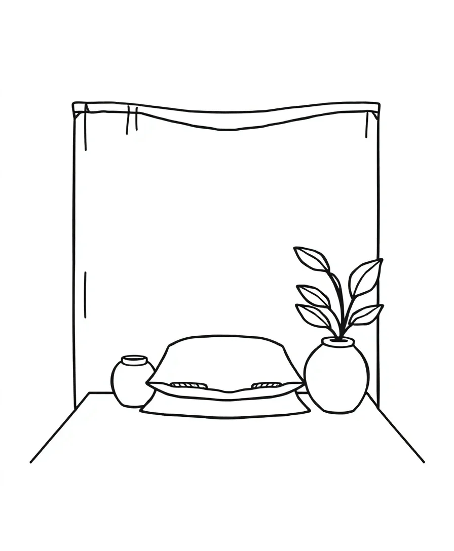 Serene Meditation Corner