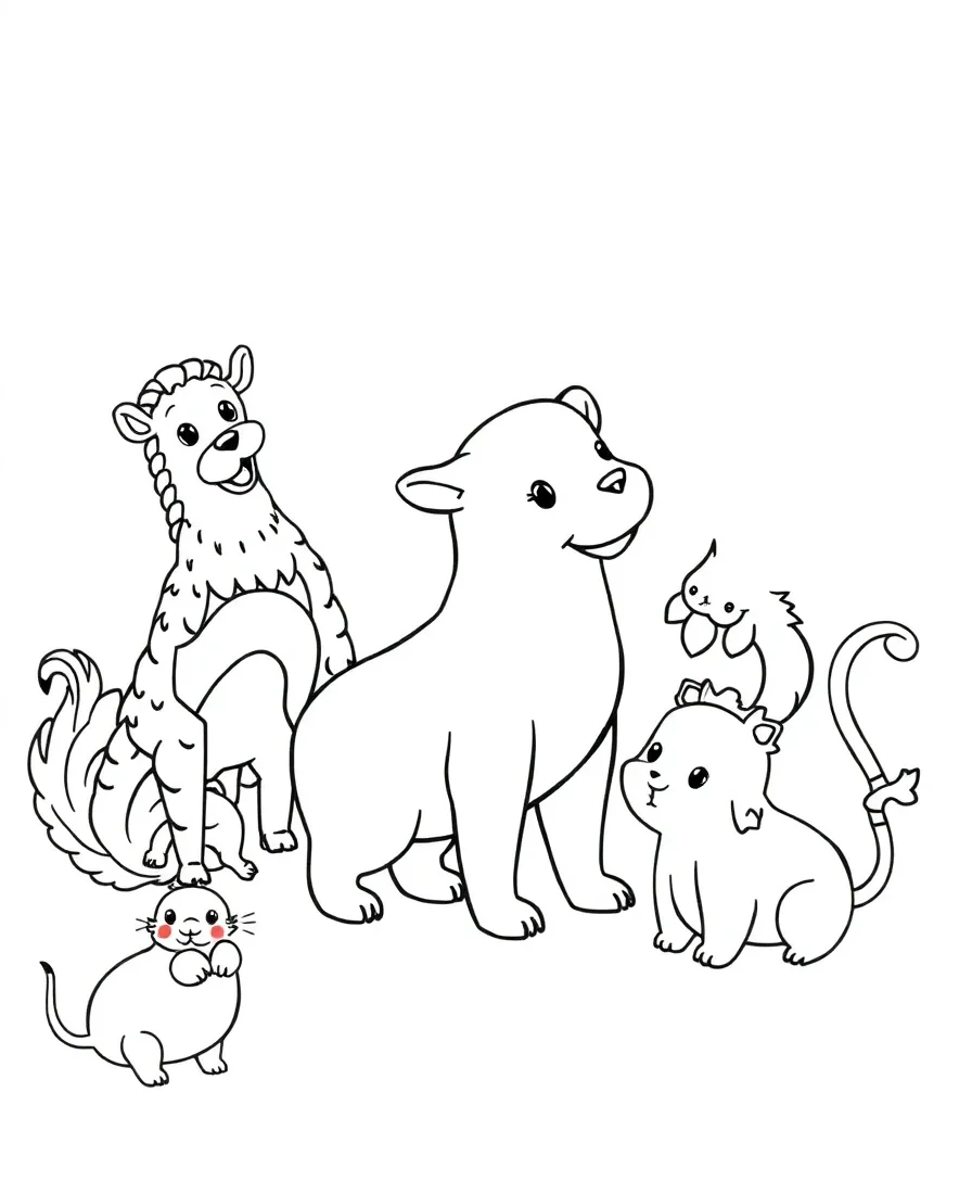 Joyous Birthday Animals
