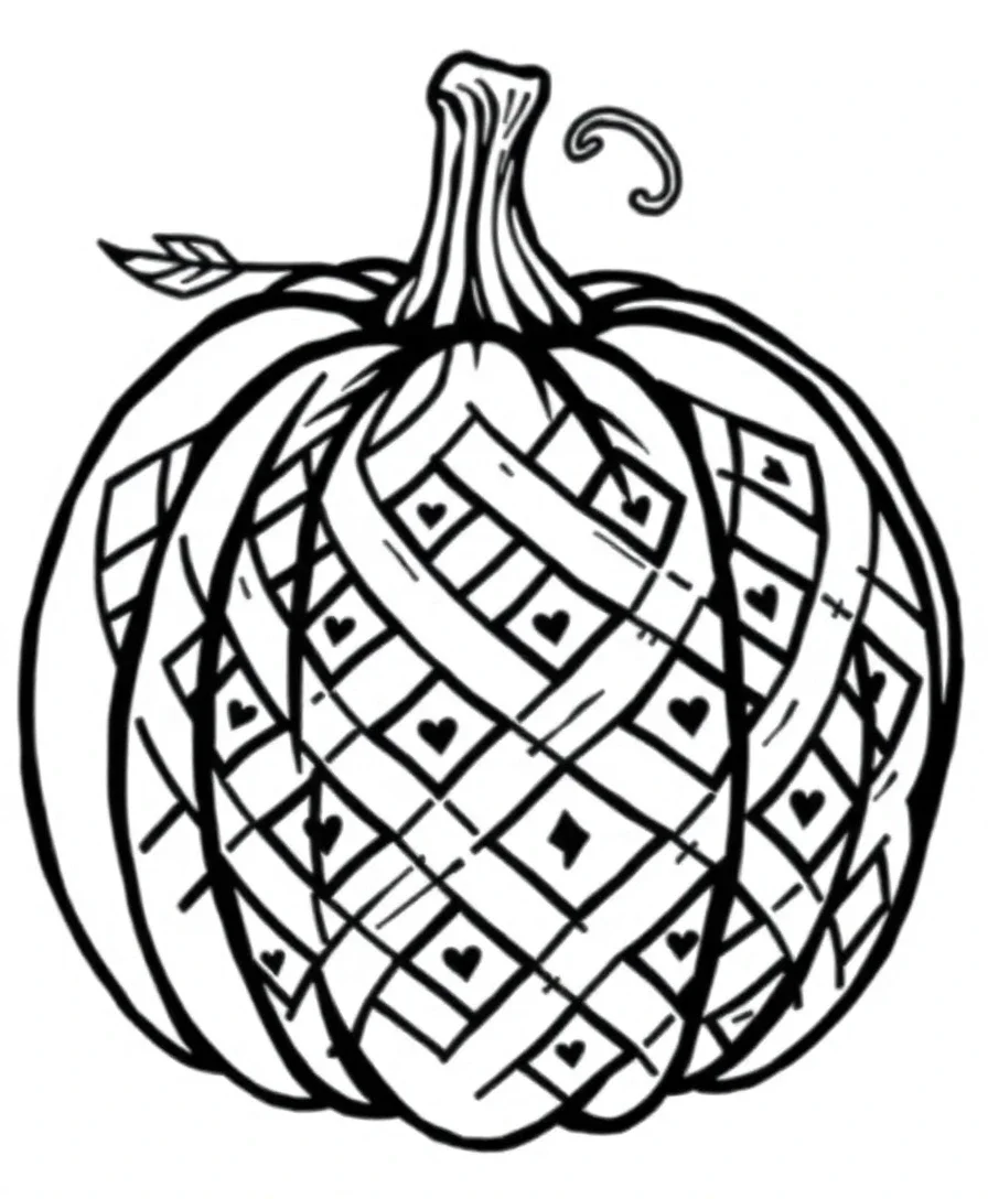 Lattice Pumpkin Patterns
